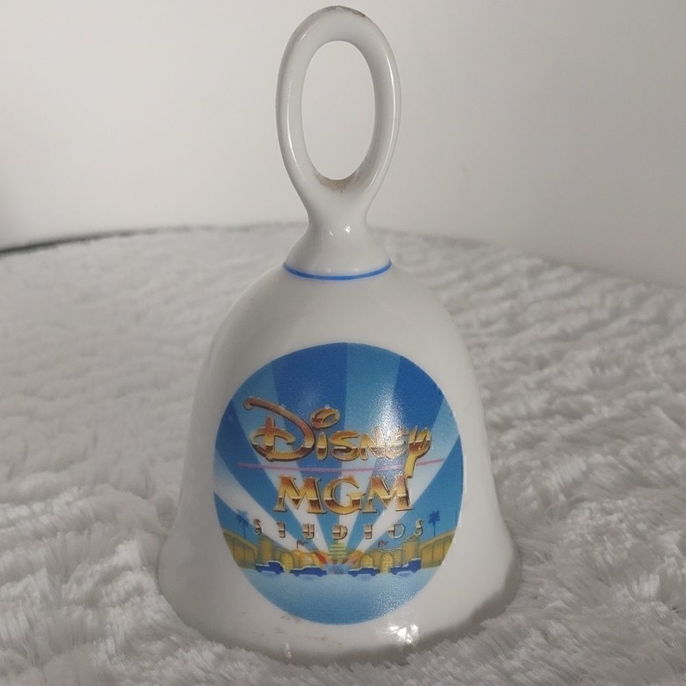 Vtg 1987 Disney MGM Studio Porcelain Bell